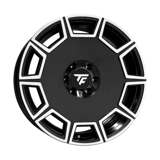 TracForged Aero Black Machined wheel