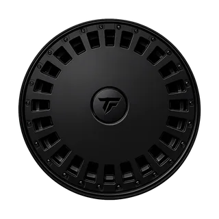 TracForged Matte Black Disc wheel