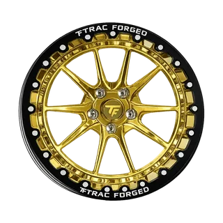 TracForged Beadlock Gold Angle wheel