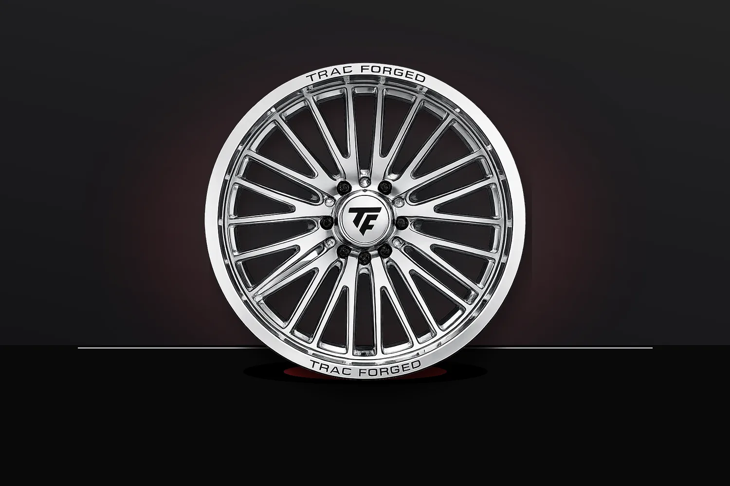 TracForged billet truck TF01 multi spoke wheel