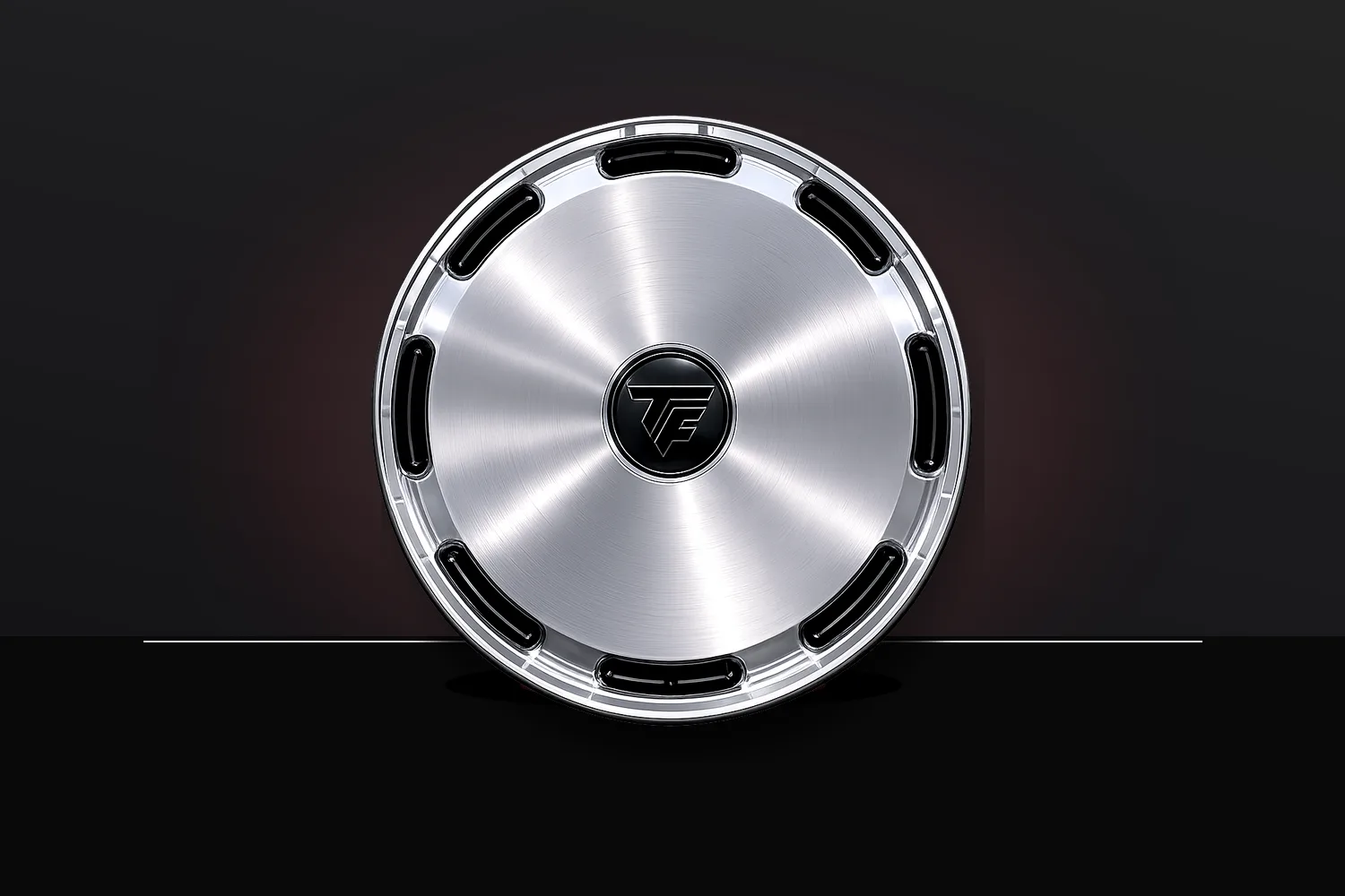 TracForged SUV and sedan brushed disc wheel